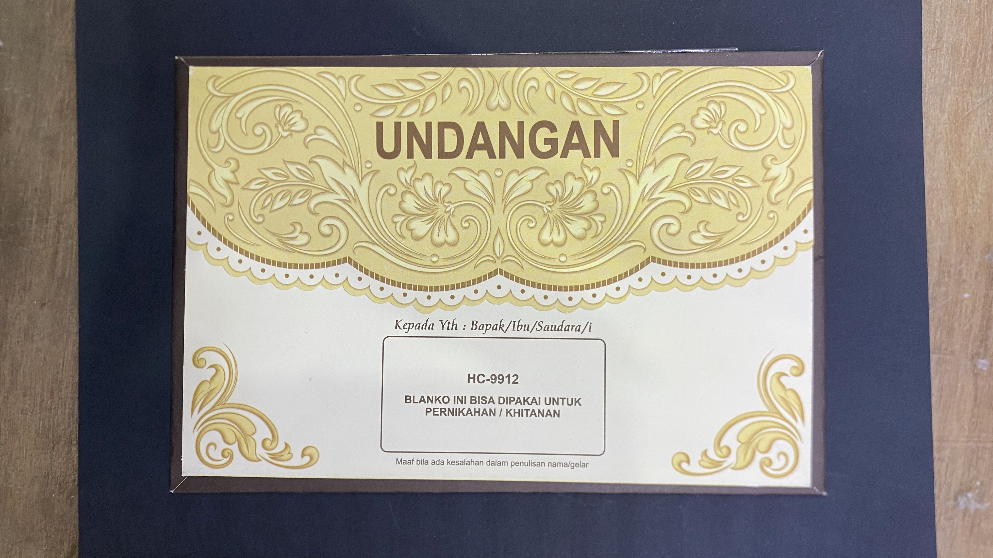 Cetak Undangan